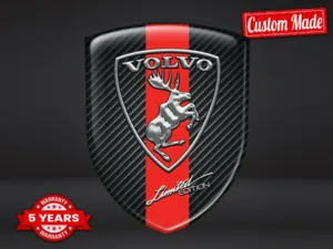Volvo Emblemas Auto Personalizados Pro Máximo Diseño Estiloso